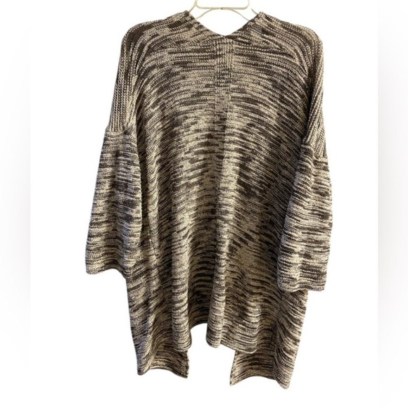 J Jill pure Jill Knit Open-Front Cardigan marled Large - Picture 2 of 8